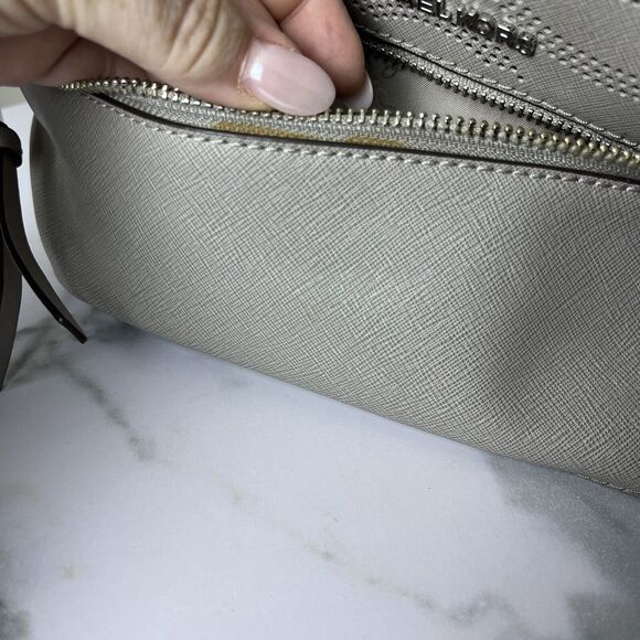 Michael Michael Kors V2818 Womens Grey Leather Rhea Zip Small Backpack main image 14